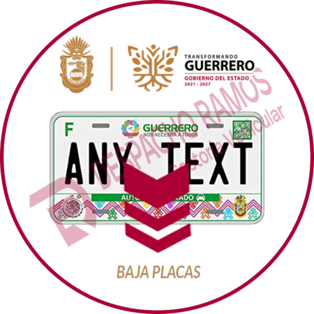 Baja De Placas De Guerrero 2025