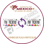 Cambio De Placa Particular En El Edo Mex 2026