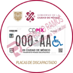 Placas De Discapacitado De La Cdmx 2026