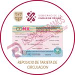 Reposición De Tarjeta De Circulación De La Cdmx 2026