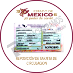 Reposición De Tarjeta De Circulación Del Edo Mex 2026